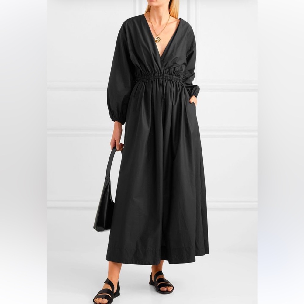 Matteau Plunge Dress - Espresso